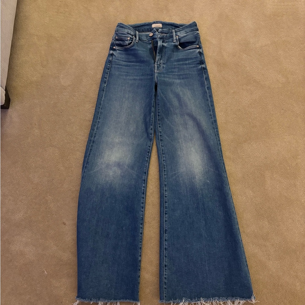 MOTHER Flare Jeans in Classic Blue